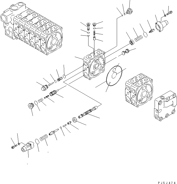 Клапан в сборе 723-21-02400 KOMATSU