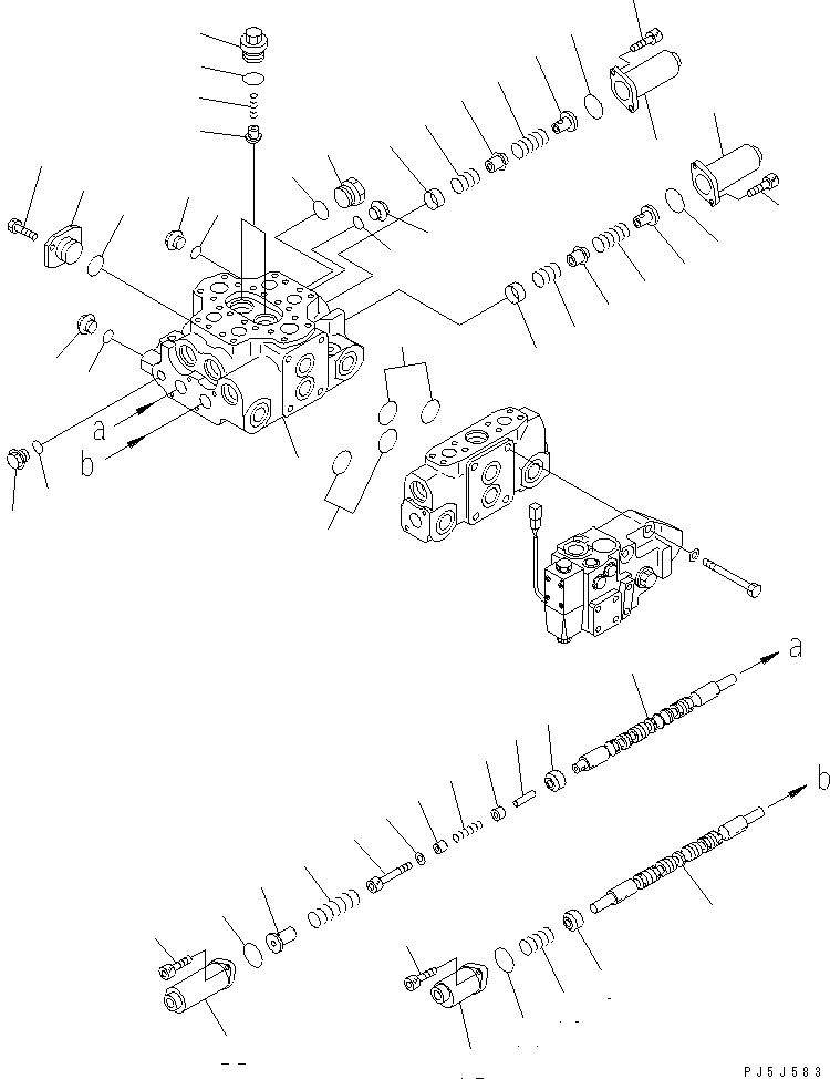 Управляющий клапан 709-93-12500 KOMATSU