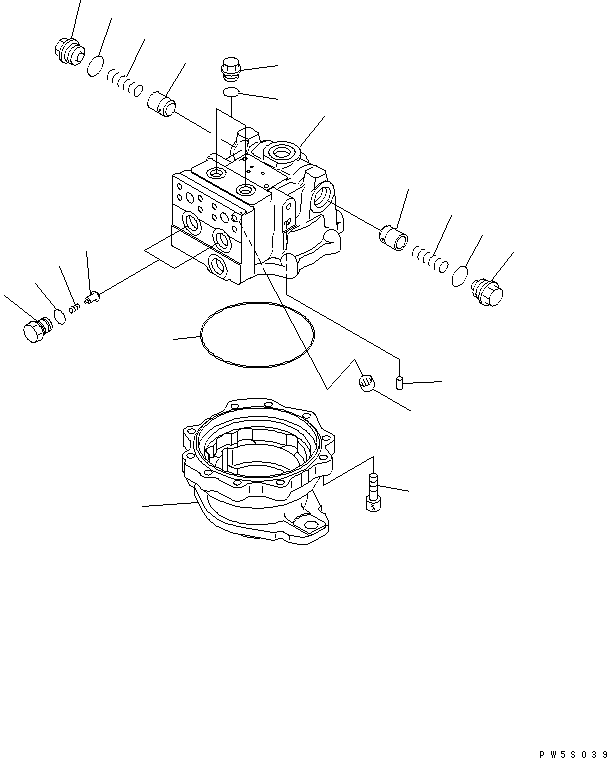 Motor Subassembly 706-7G-03031 KOMATSU