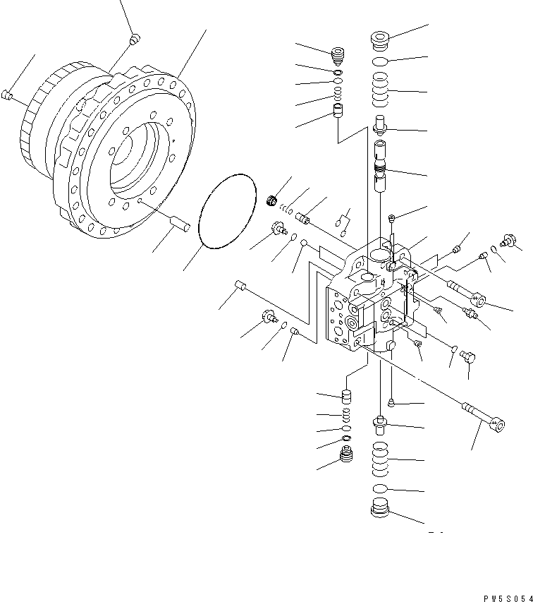 Корпус в сборе (708-8H-04780) KOMATSU