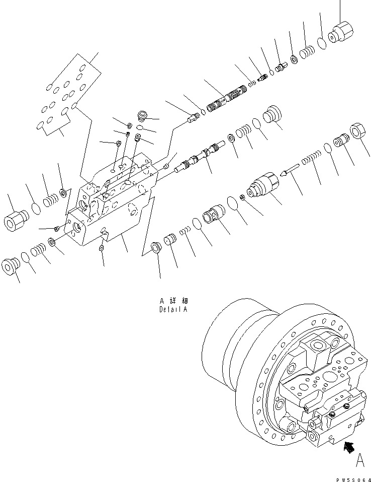 Мотор в сборе (\7\706-86-01541) KOMATSU