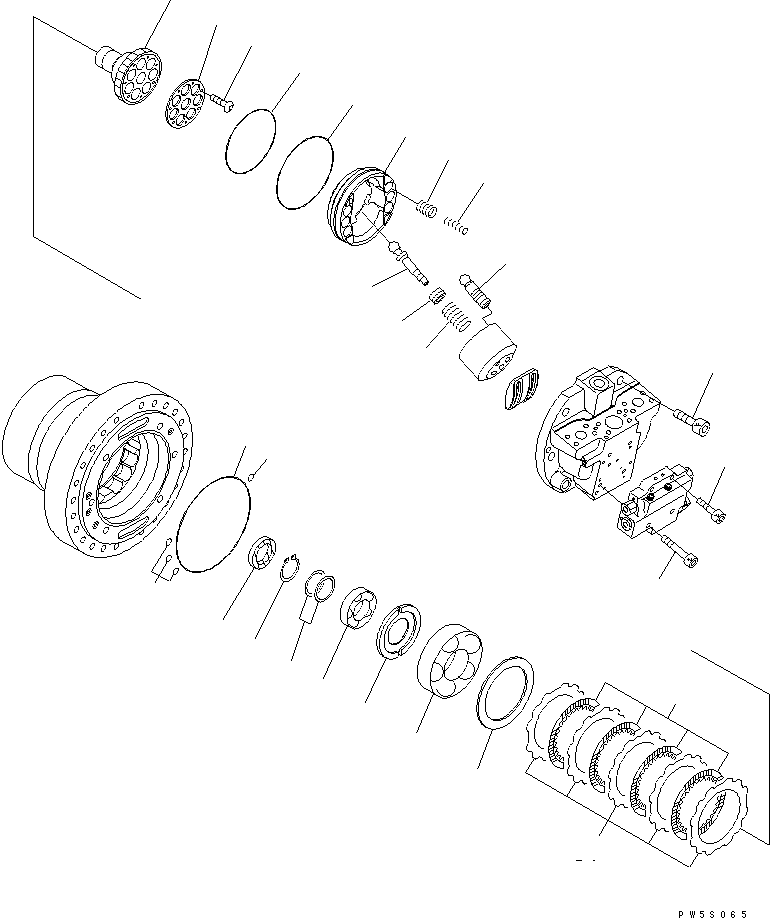 Комплект распорок (\7\706-86-05010) KOMATSU