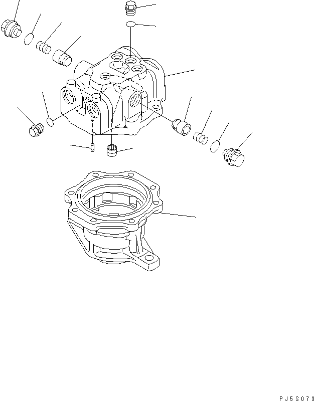 MOTOR SUB ASS'Y 706-75-03022 KOMATSU