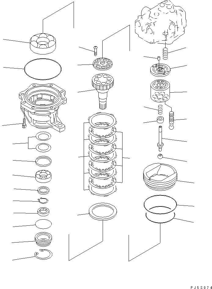 MOTOR SUB ASS'Y (706-75-03021) KOMATSU
