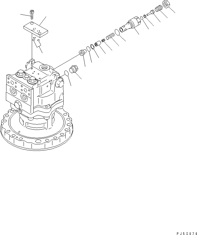 Мотор в сборе (706-75-01150) KOMATSU