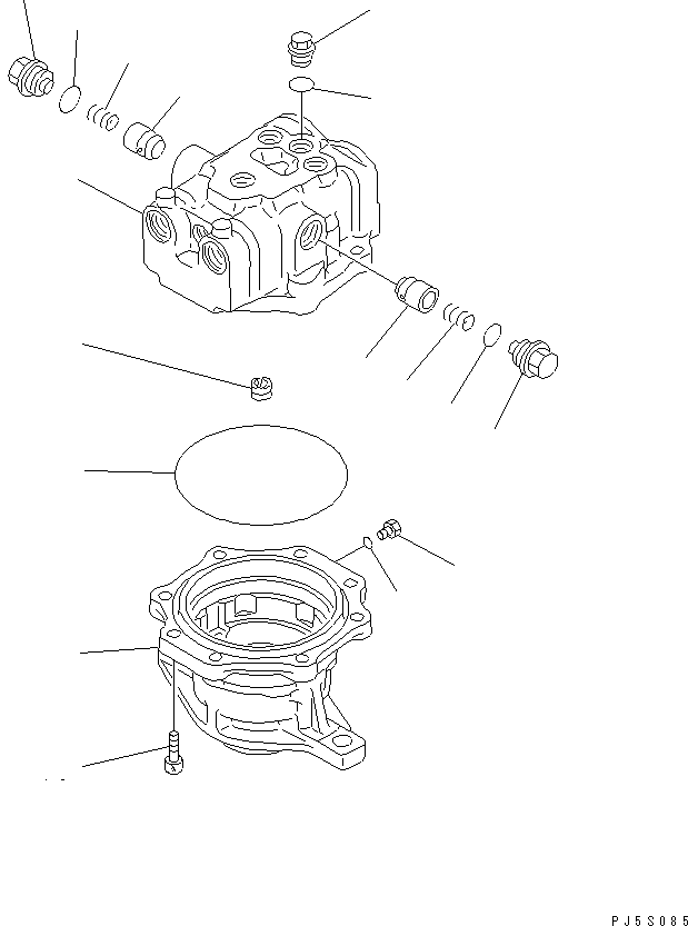 MOTOR SUB ASS'Y 706-75-03230 KOMATSU