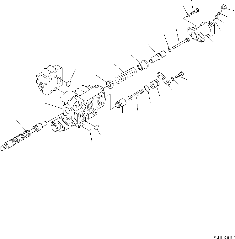 VALVE BODY ASS'Y 701-21-37000 KOMATSU