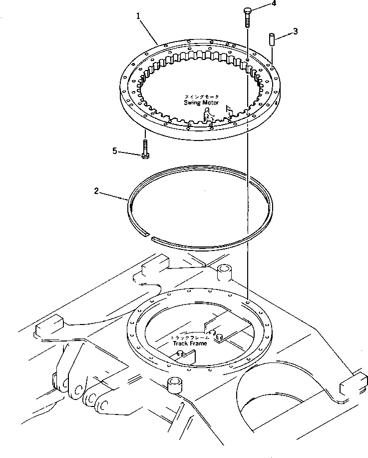 CIRCLE,SWING 20N-25-41105 KOMATSU