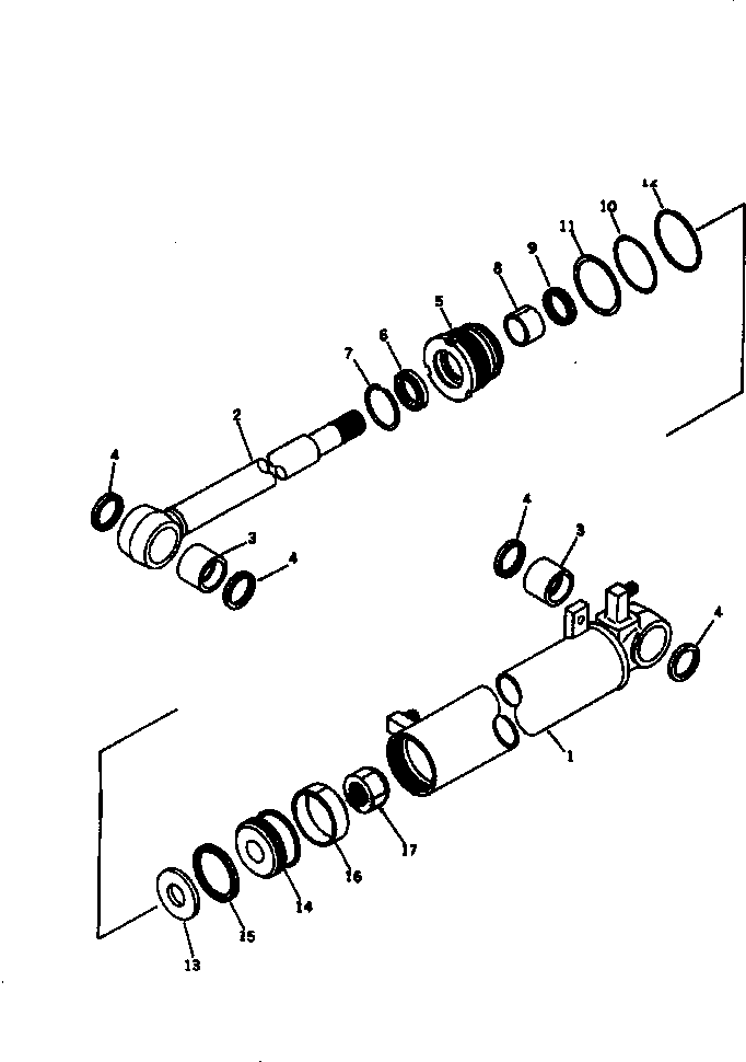 CYLINDER ASS'Y,ARM 20P-63-02070 KOMATSU
