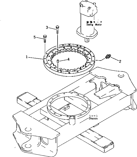 CIRCLE,SWING 20M-25-31100 KOMATSU