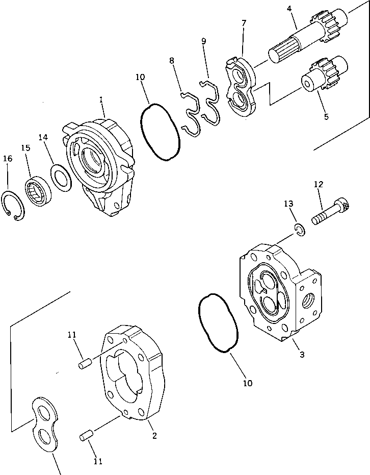 установочный штифт (\7\705-67-01910) KOMATSU