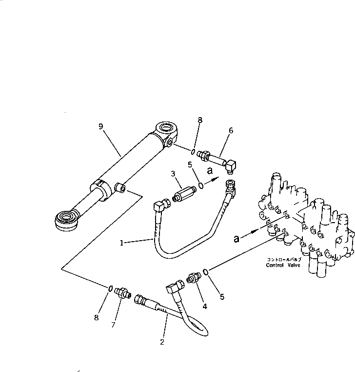 Шланг 20L-62-12550 KOMATSU