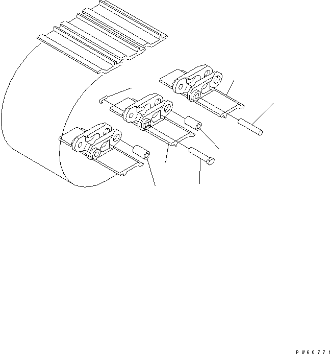 Башмак гусеницы в сборе 22J-32-15010 KOMATSU