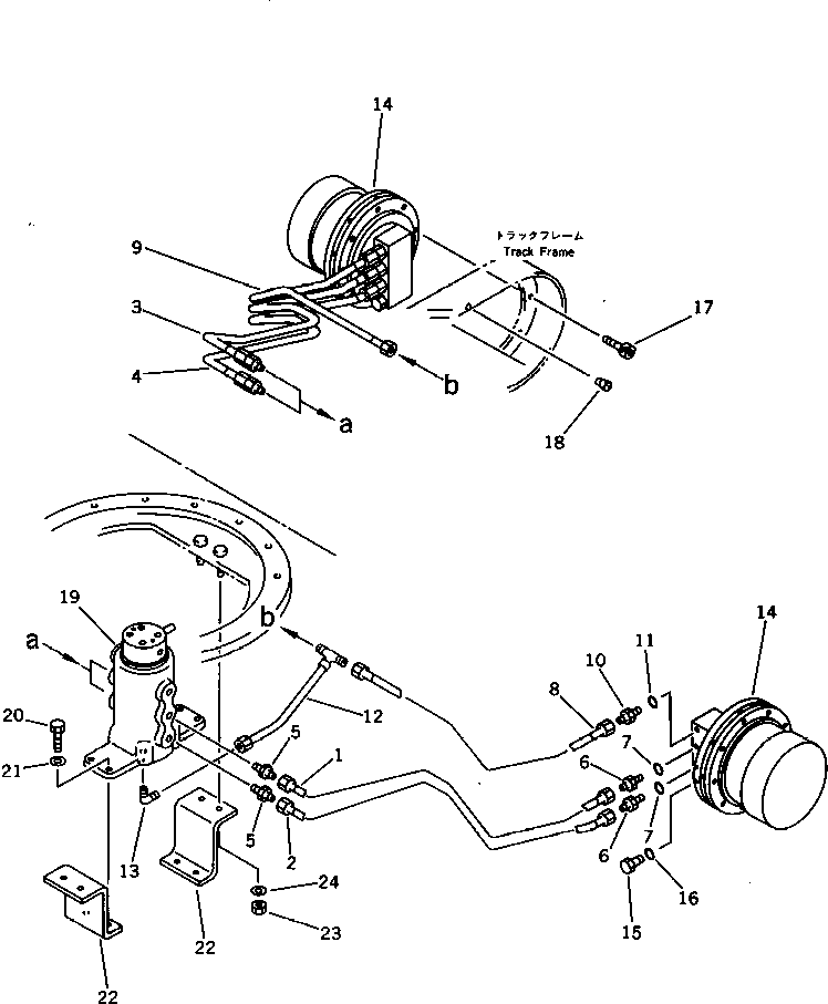 TRAVEL MOTOR ASS'Y,(SEE FIG.6431) (20M-60-40100) KOMATSU