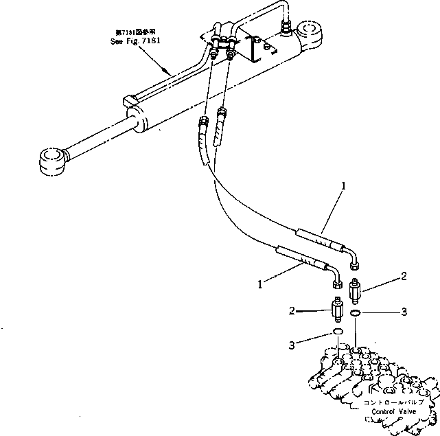 Шланг 20N-62-44360 KOMATSU