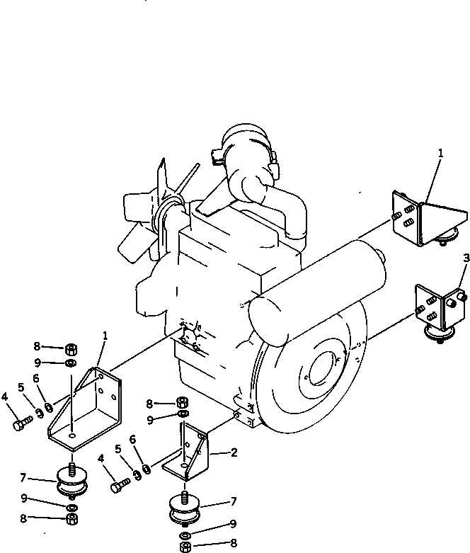 Кронштейн 20W-01-12121 KOMATSU