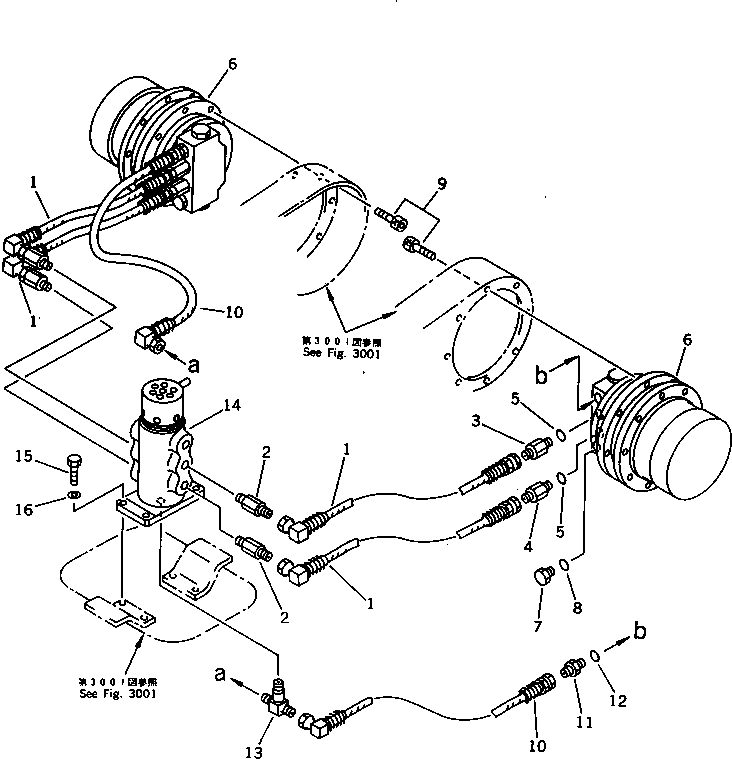 SWIVEL JOINT ASS'Y,(SEE FIG.6401) (21S-60-15000) KOMATSU