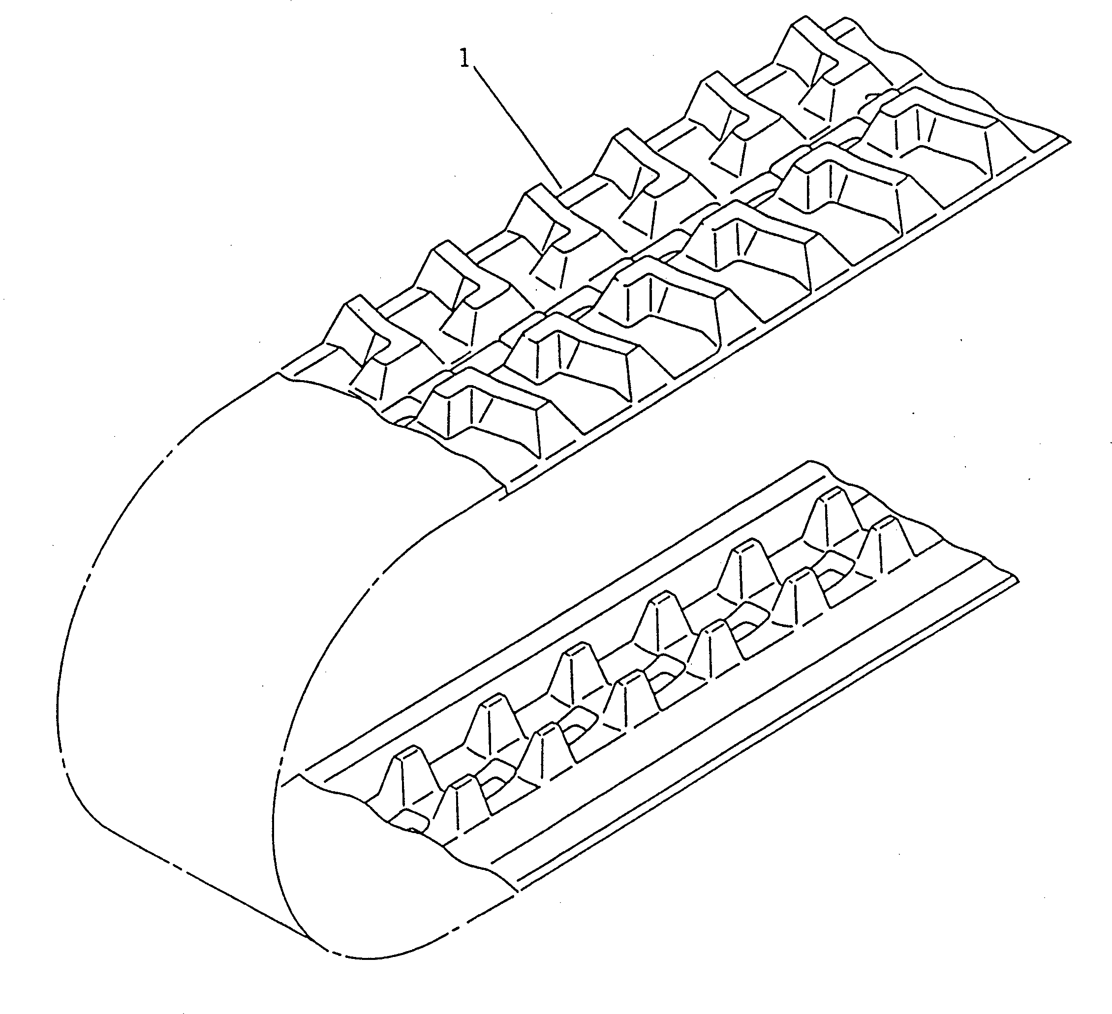 RUBBER SHOE ASS'Y 21S-35-11110 KOMATSU