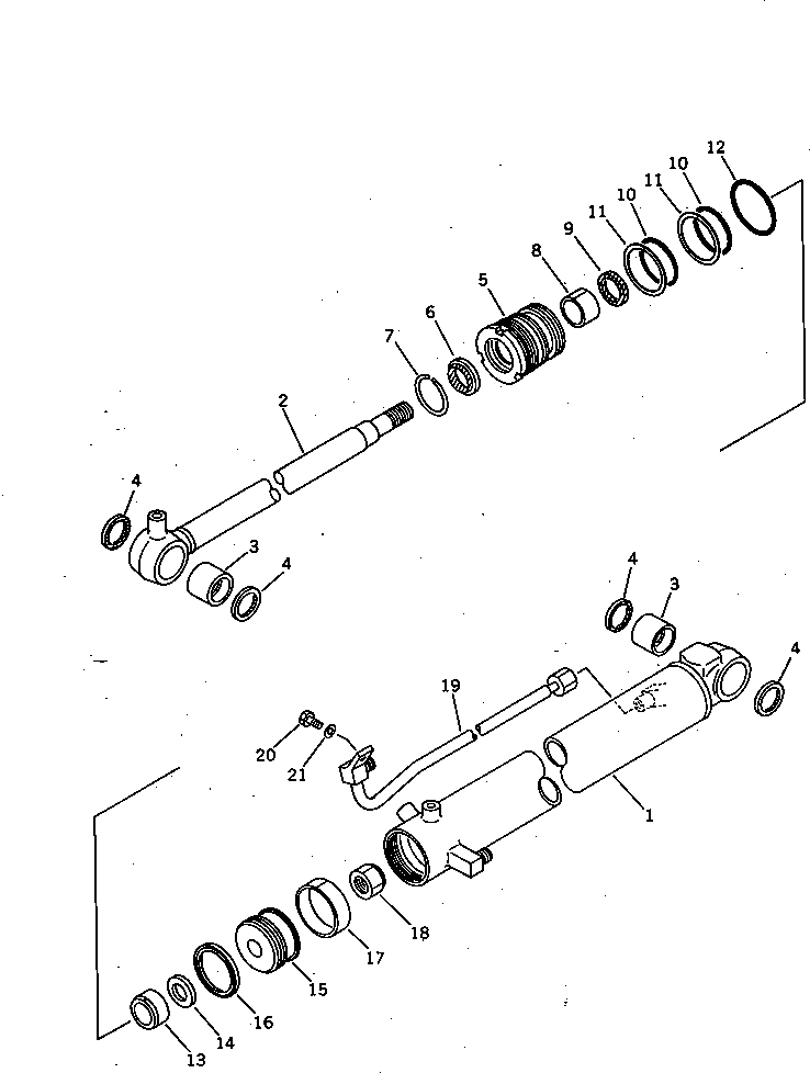 Цилиндр 20P-63-52140 KOMATSU