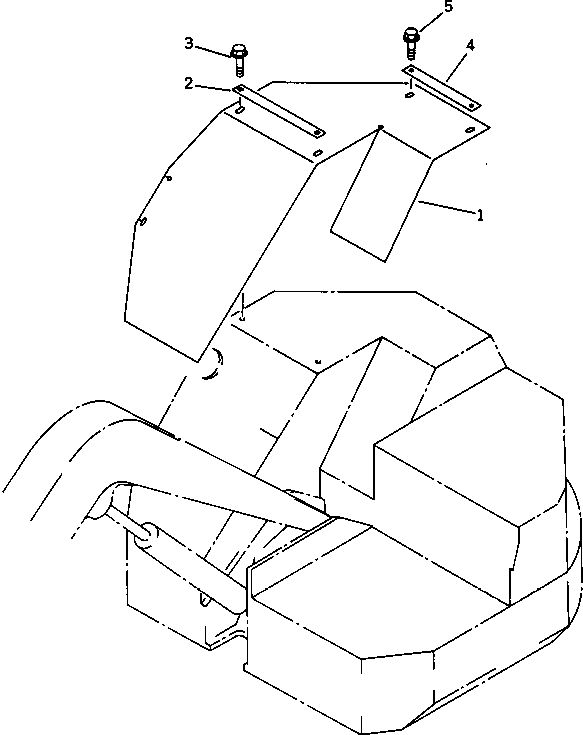 Пластина 21U-54-12115 KOMATSU