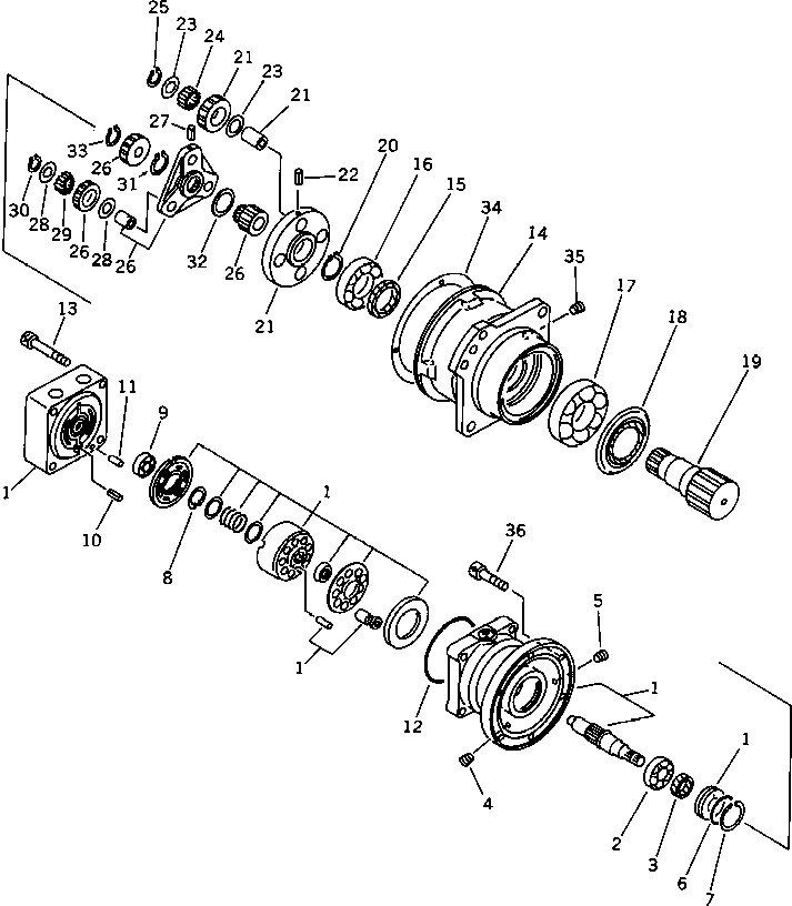 COLLAR,THRUST 20P-60-16780 KOMATSU