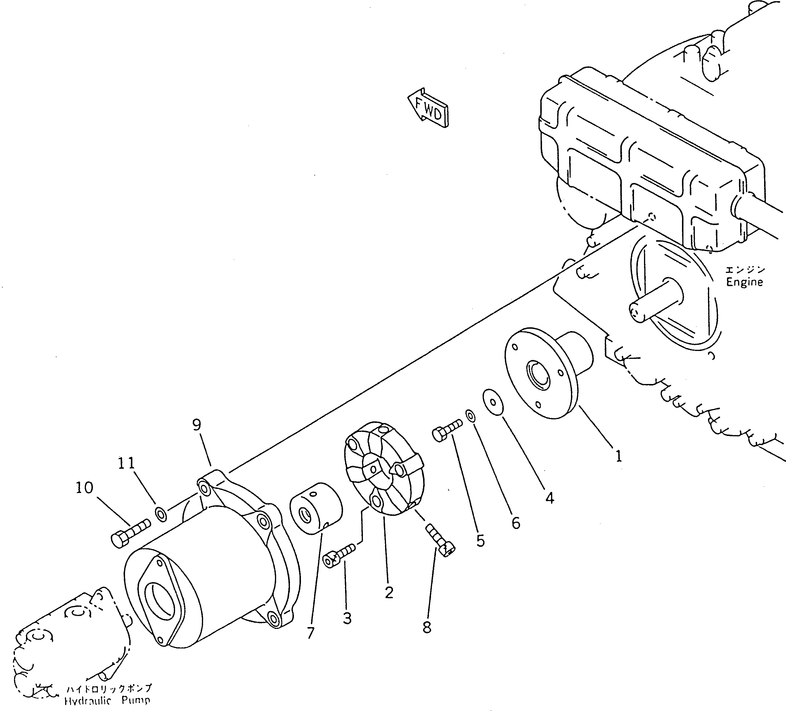 Болт 21S-01-13160 KOMATSU