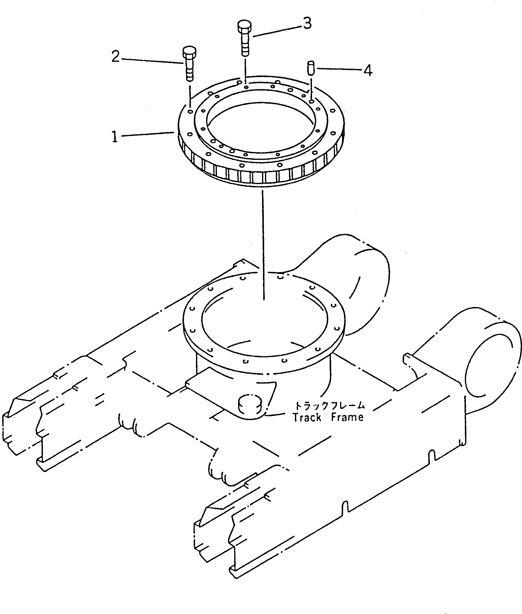 CIRCLE ASS'Y,SWING 21R-25-11100 KOMATSU