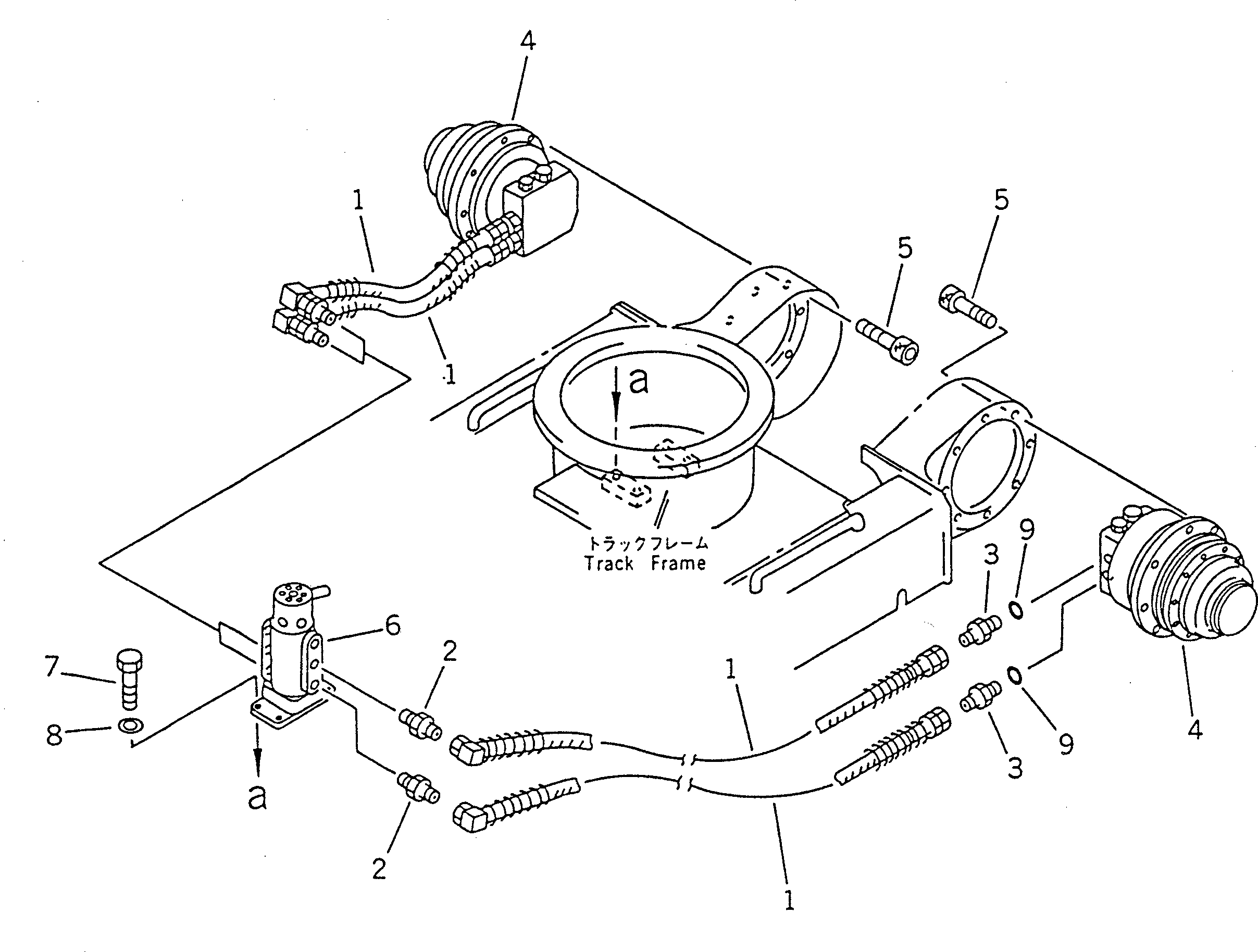 TRAVEL MOTOR ASS'Y,(SEE FIG.6431) (21R-60-14000) KOMATSU