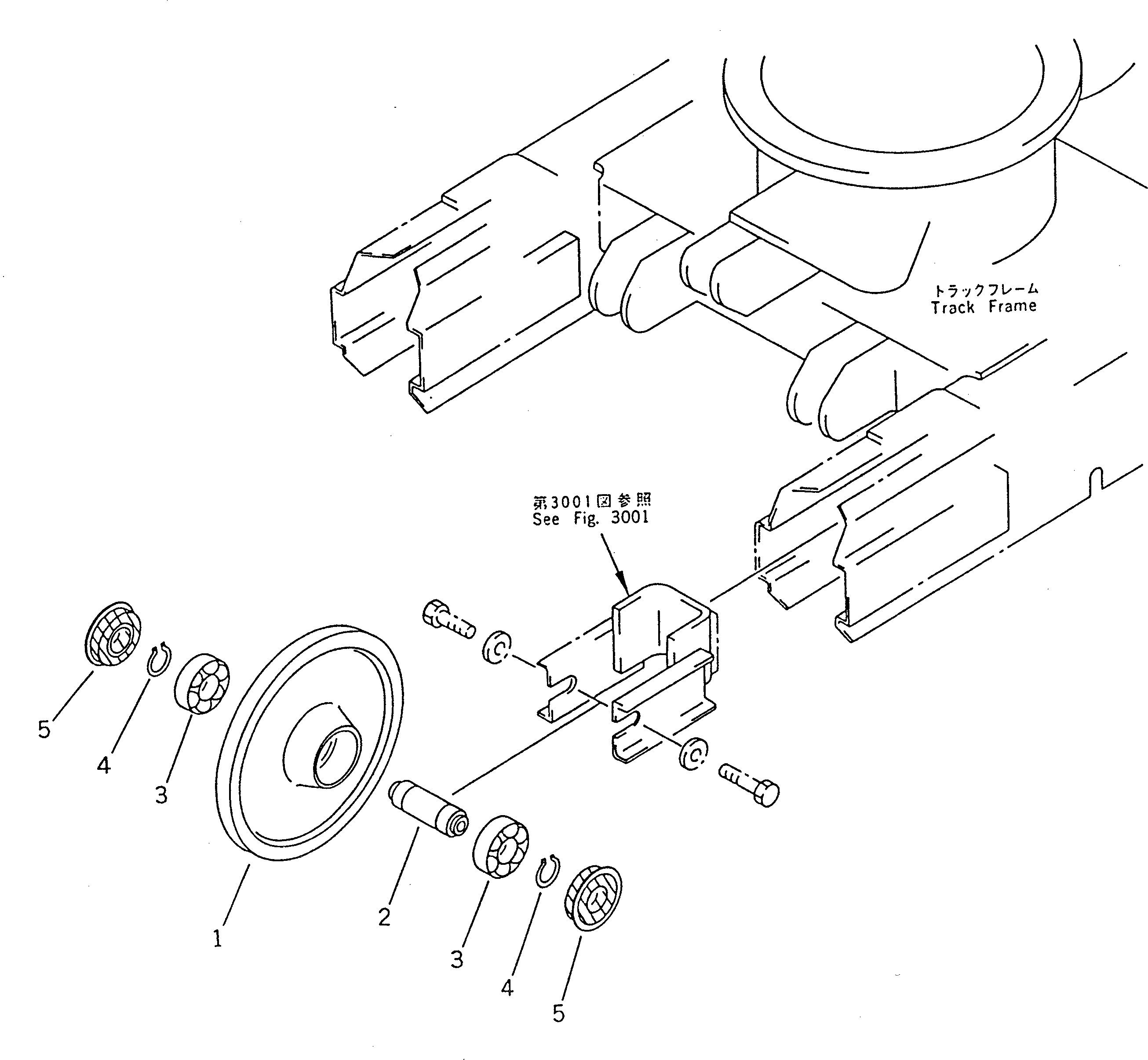Направляющее колесо 21R-35-11210 KOMATSU