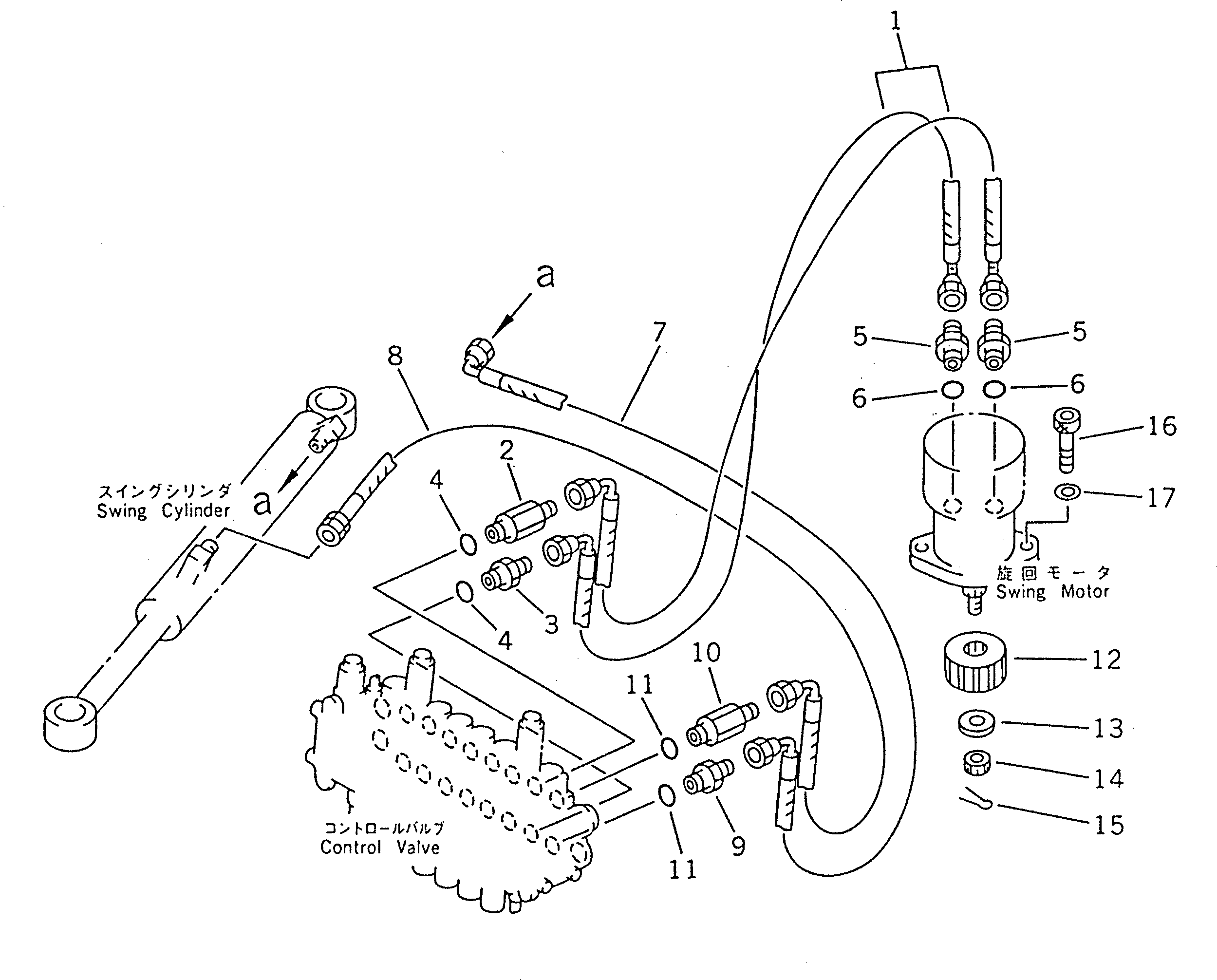 Ниппель 20M-62-48460 KOMATSU