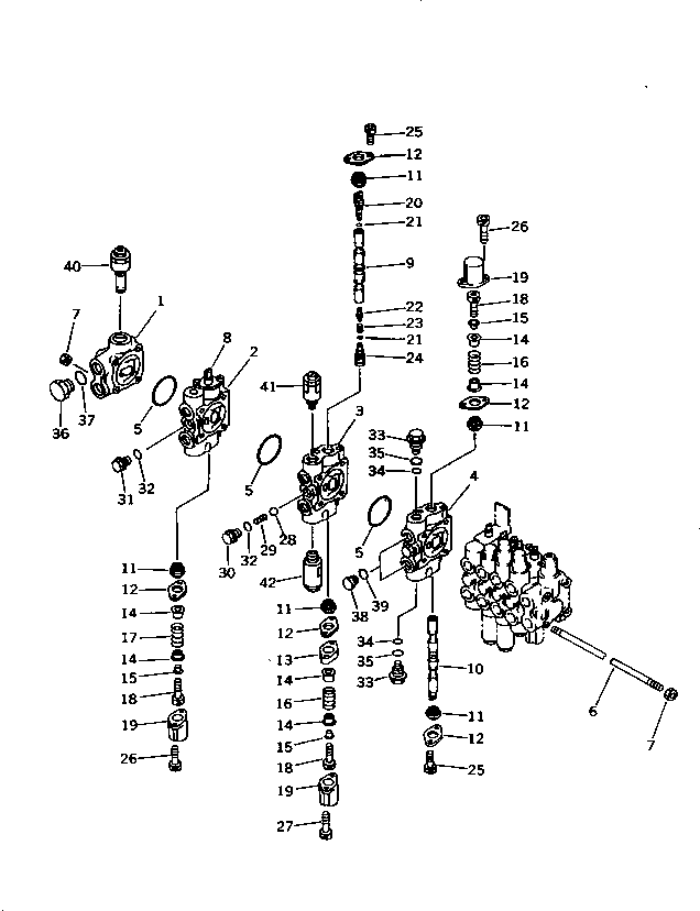 клапан в сборе 709-37-12301 KOMATSU