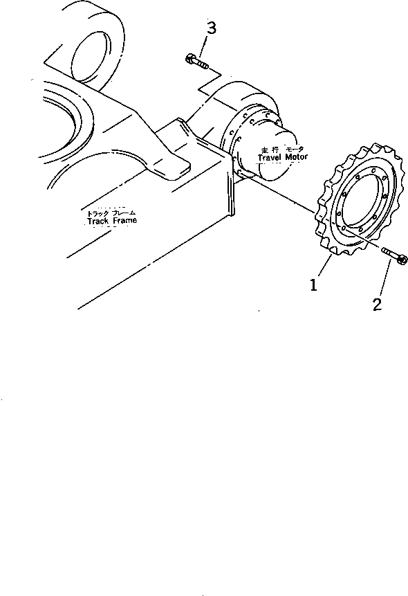 SPROCKET PAINT(1) 20M-27-71111 KOMATSU