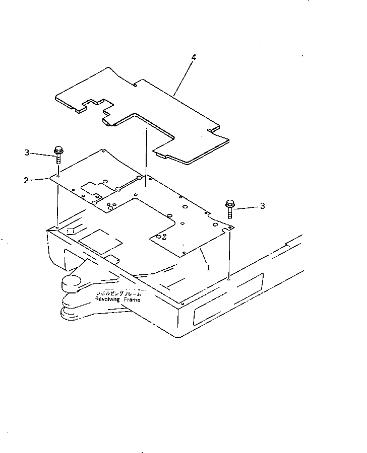 PLATE,FLOOR¤ R.H. 20M-54-71121 KOMATSU