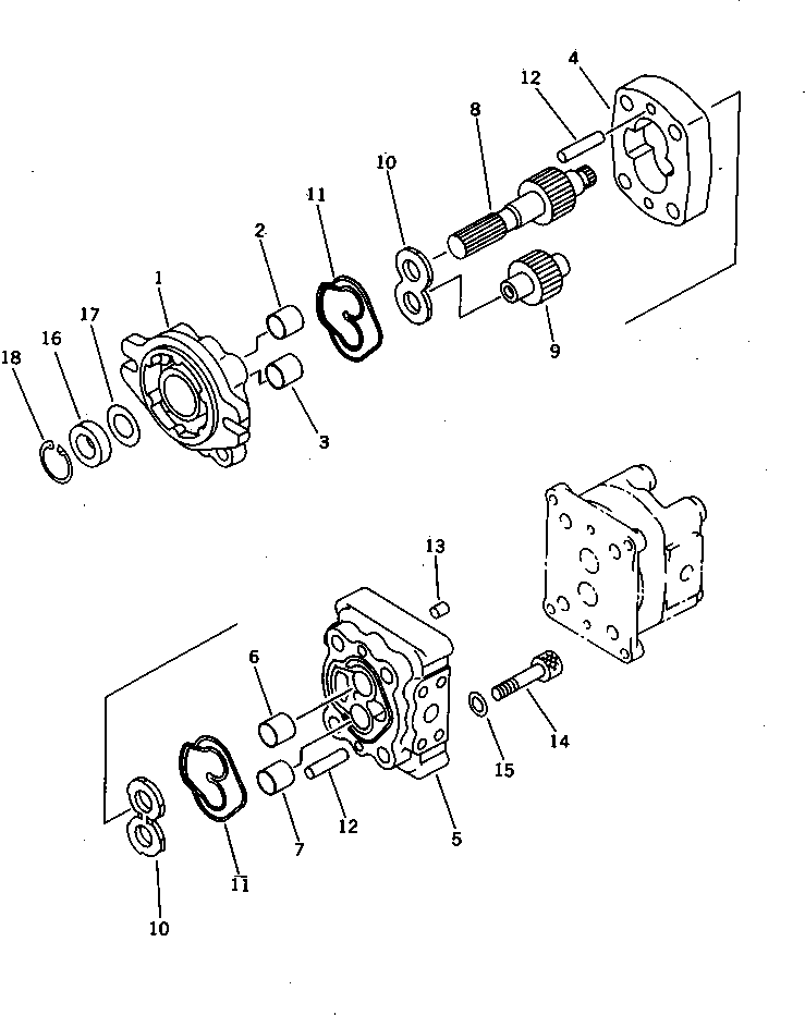 PUMP ASS'Y (SBR6) 705-41-03031 KOMATSU