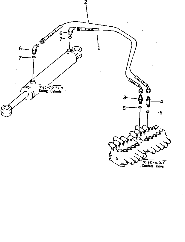 Шланг 20M-62-72290 KOMATSU