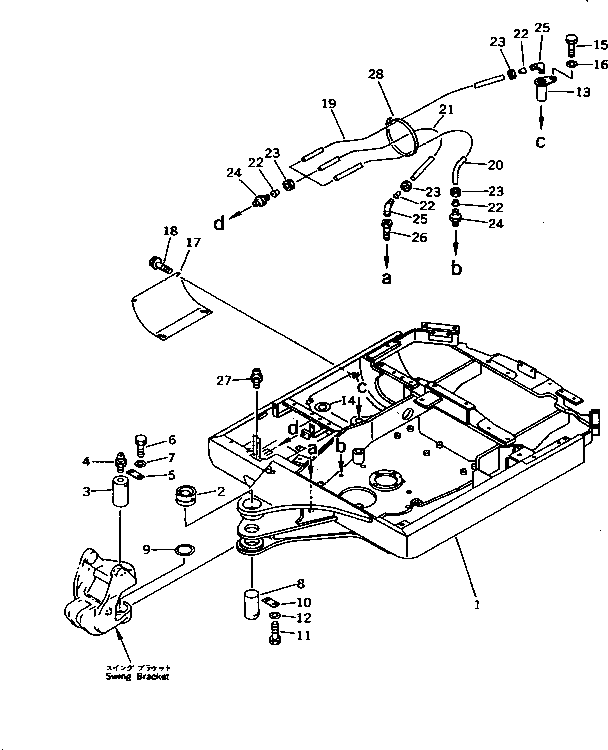 FRAME,REVOLVING 20N-46-71114 KOMATSU