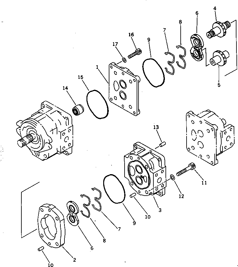 PUMP ASS'Y,(LBR10) 705-72-21330 KOMATSU