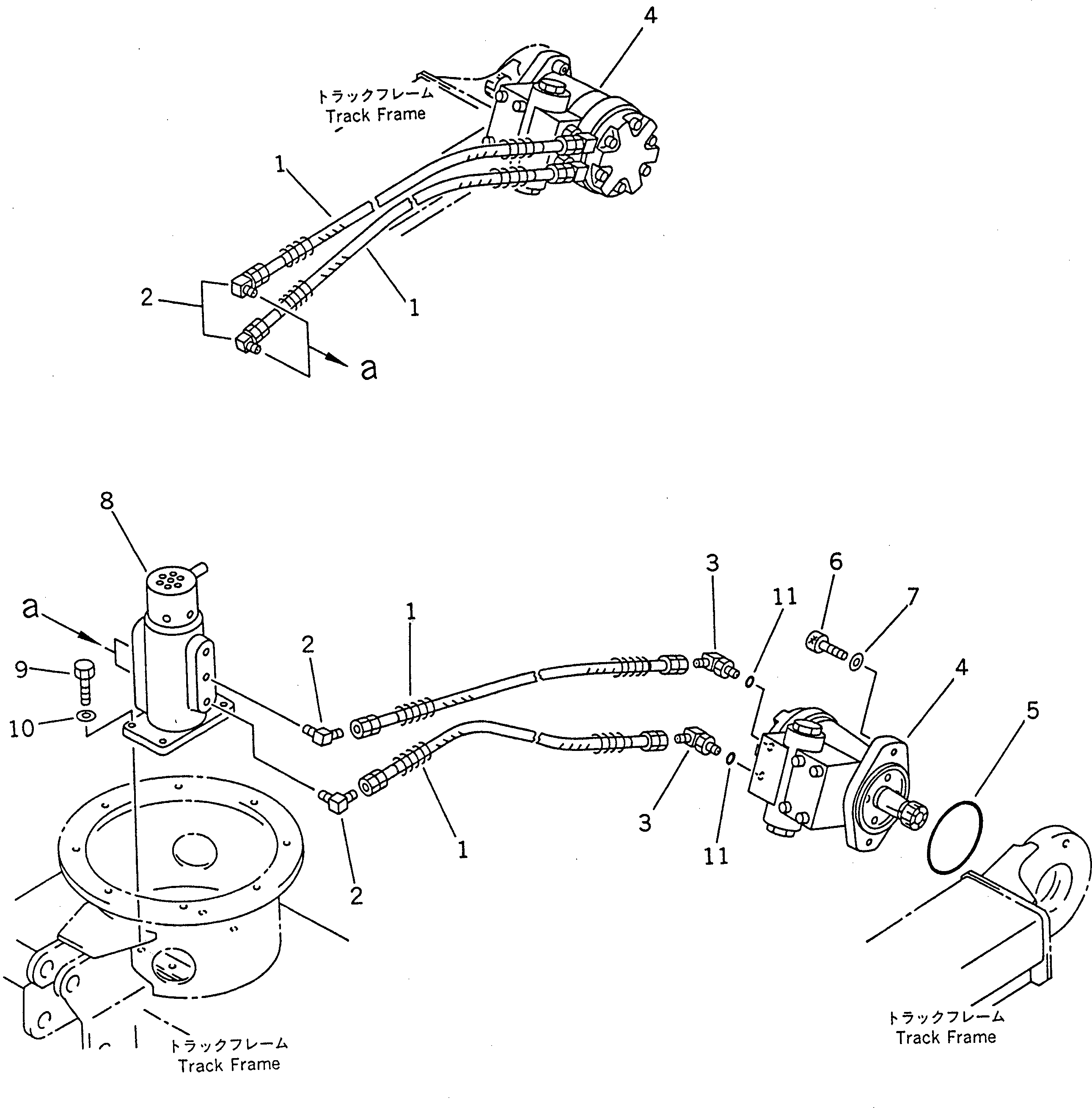 TRAVEL MOTOR ASS'Y,(SEE FIG.6431) (21A-60-14000) KOMATSU