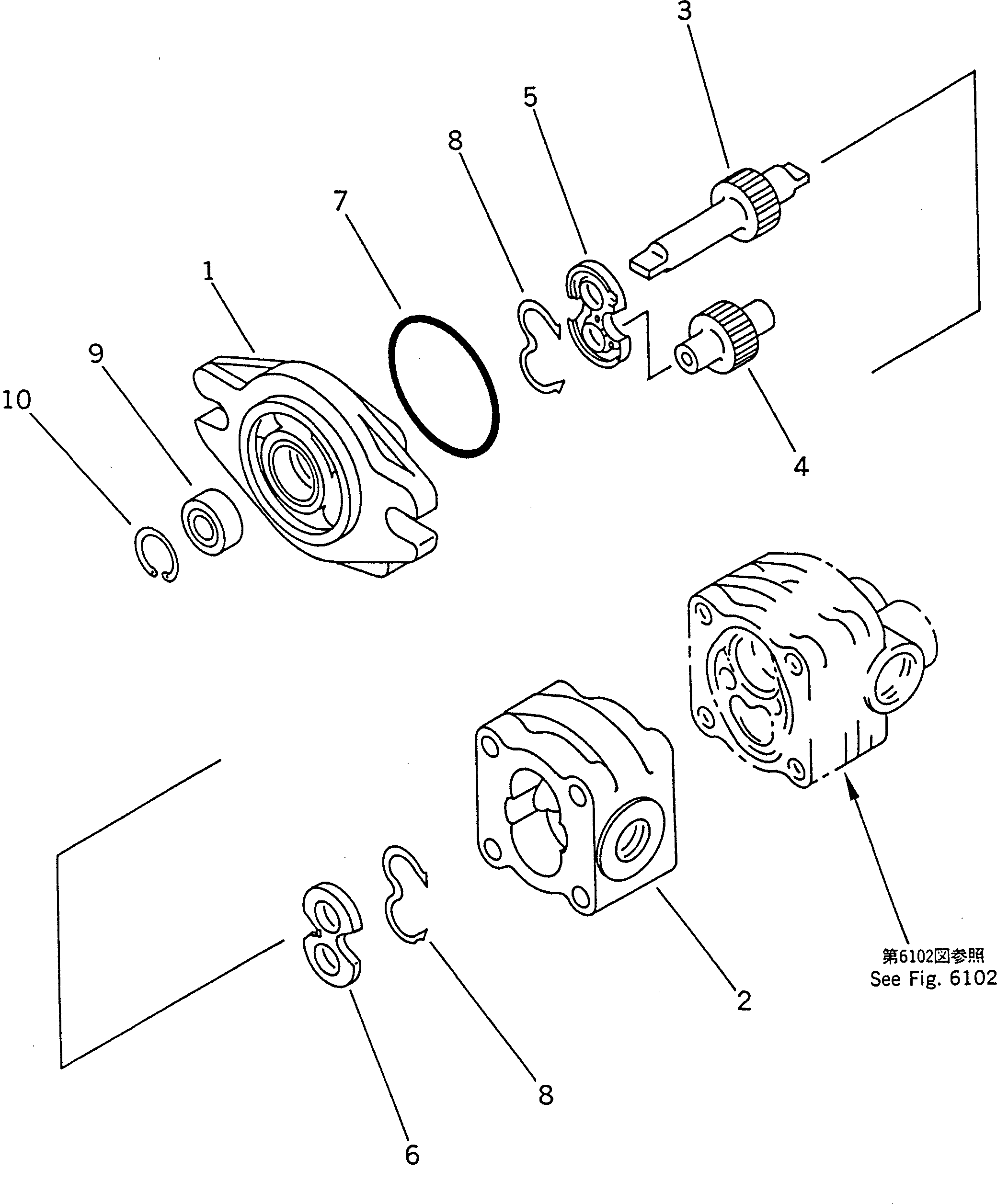 PUMP ASS'Y,(FBR(00)1.6+1.6) 705-43-06000 KOMATSU