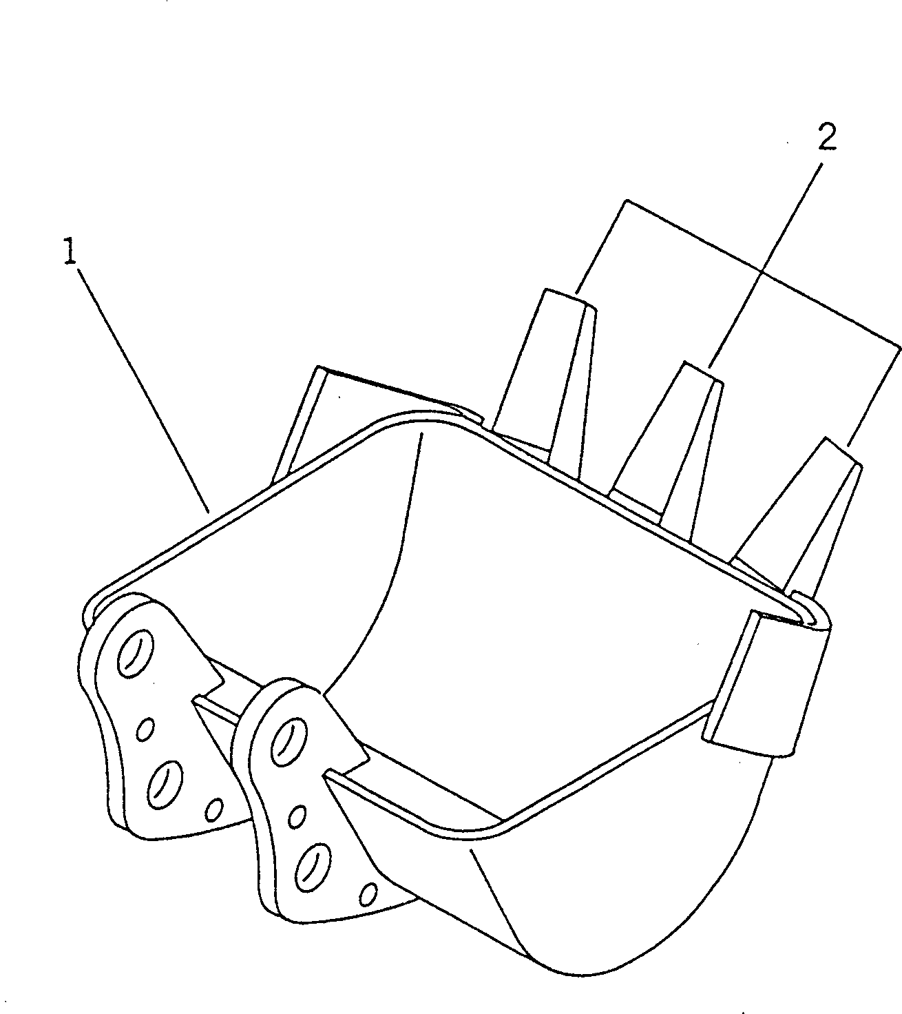 TOOTH (WELDED) 21A-70-11420 KOMATSU