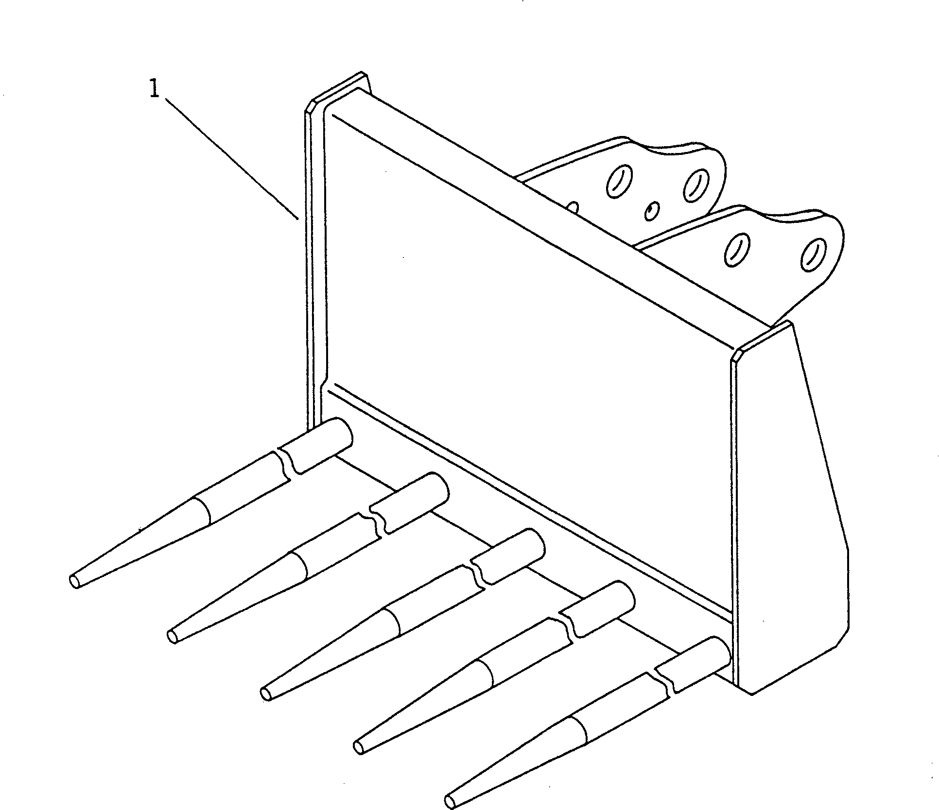FORK,UTILITY 21A-982-1110 KOMATSU