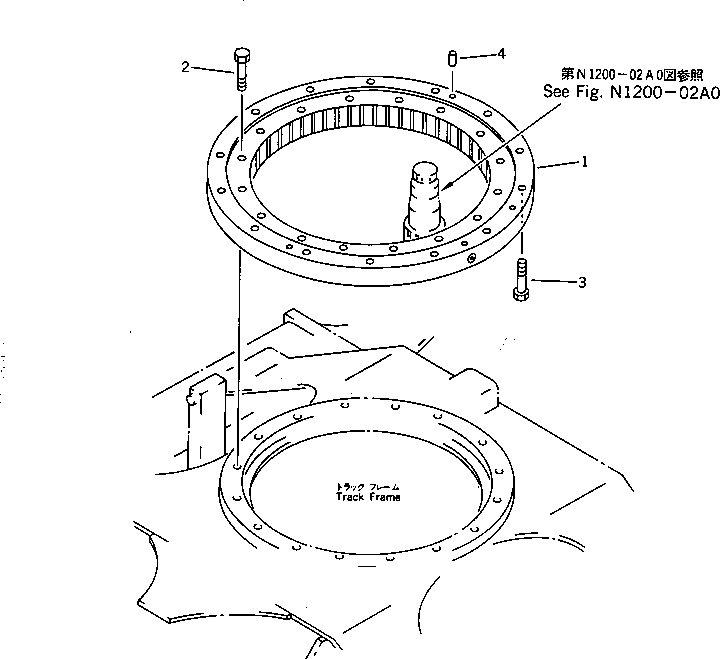 SWING,CIRCLE 21U-25-21100 KOMATSU