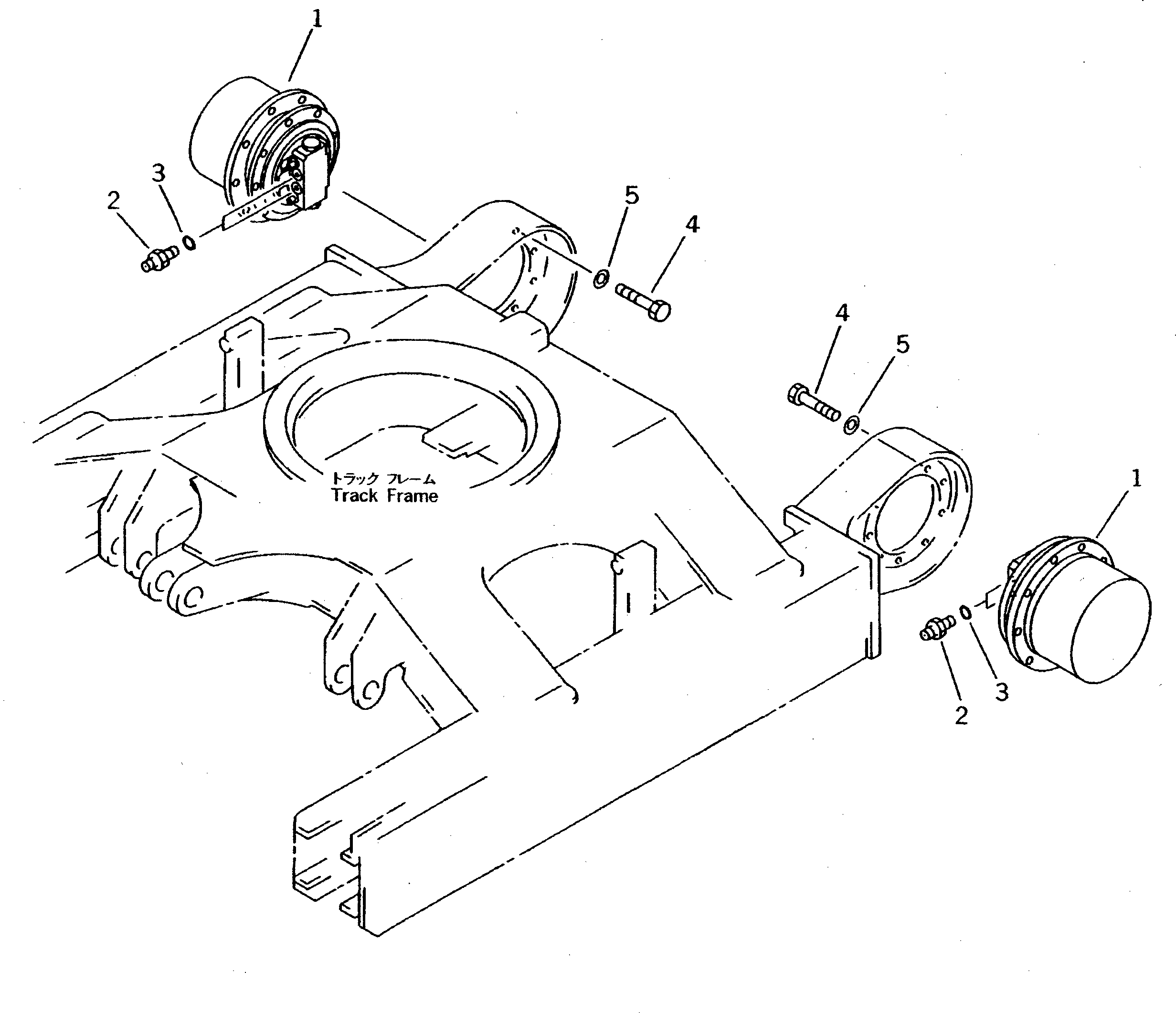 MOTOR ASS'Y,(SEE FIG.Y1651-01A0) (21U-60-22101) KOMATSU
