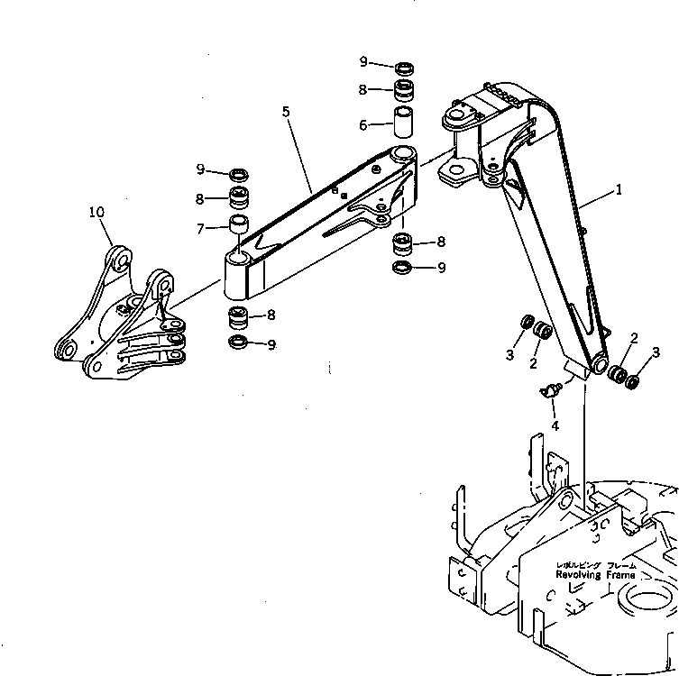 BOOM ASS'Y,1ST 21U-70-21100 KOMATSU