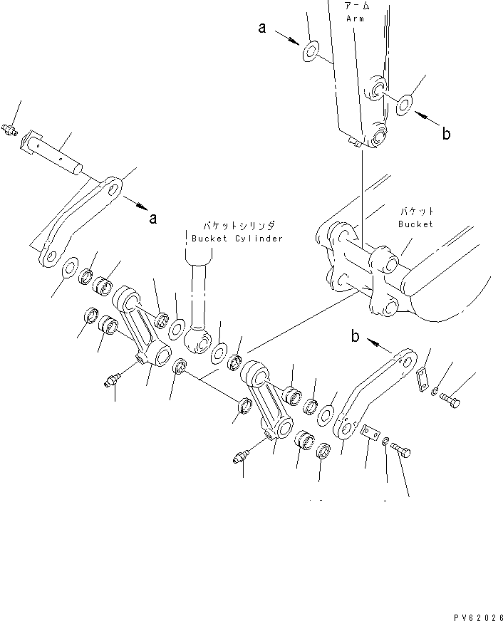 LINK ASS'Y,L.H. 21U-70-21700 KOMATSU
