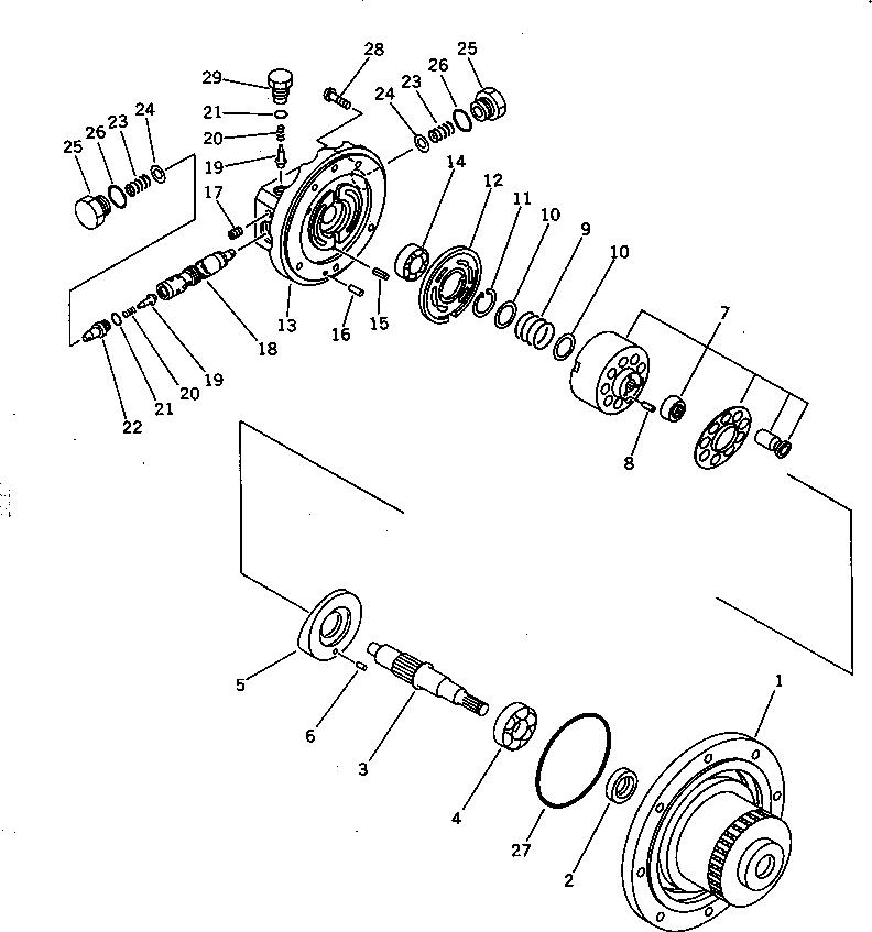 Пробка 20P-60-71440 KOMATSU