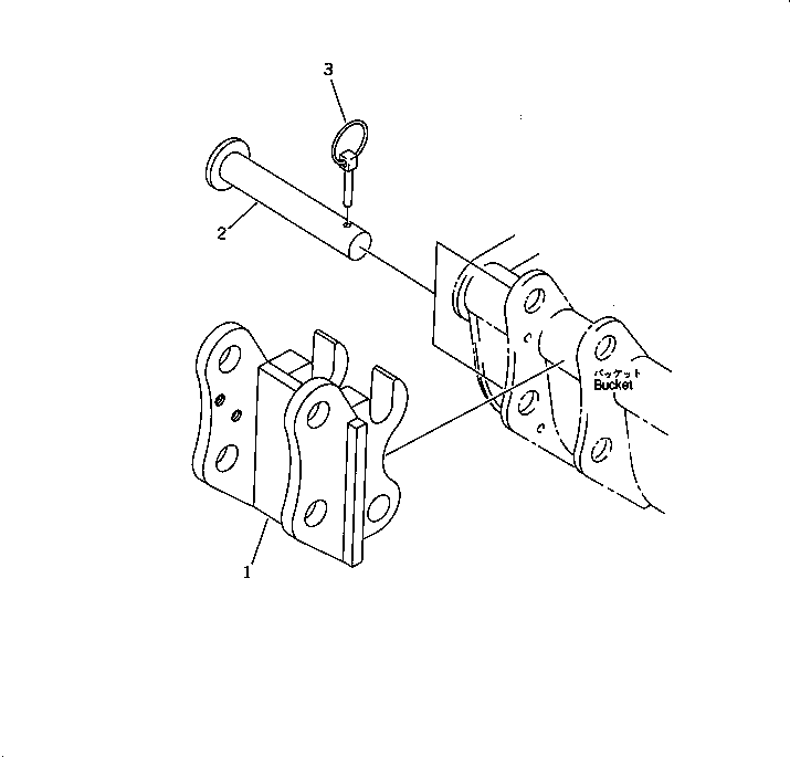 BRACKET (PAINT1) 21S-70-12111 KOMATSU