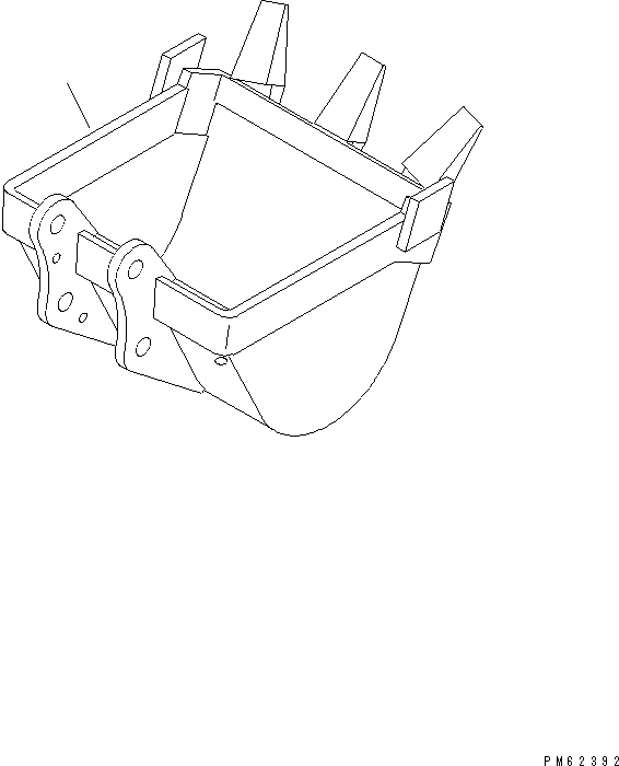 TOOTH (WELDED) 20A-70-11920 KOMATSU