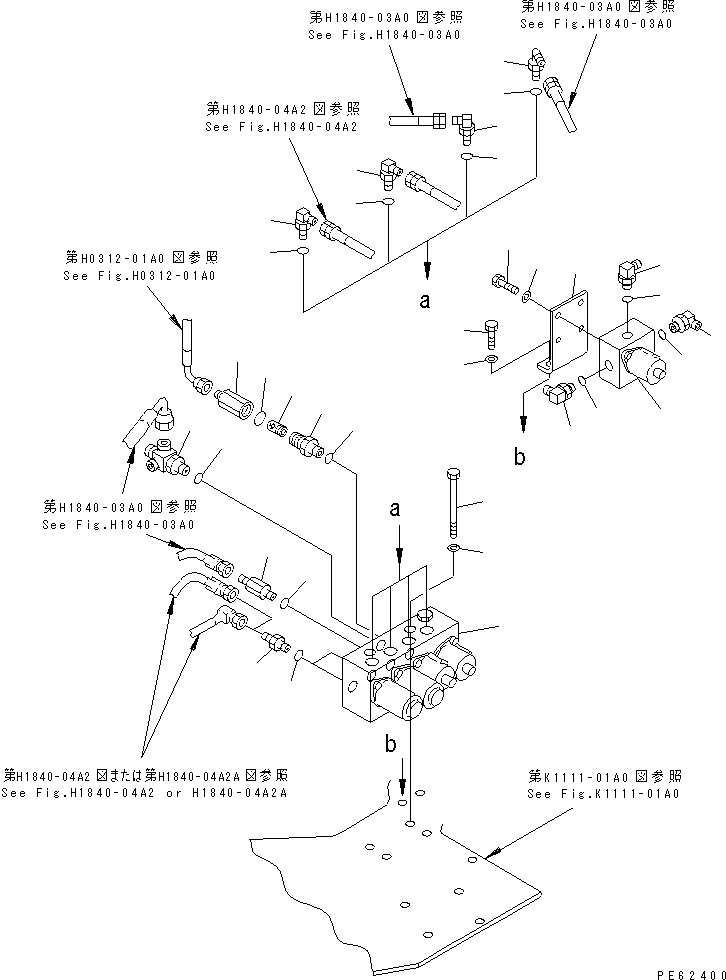 Тройник 21U-62-24610 KOMATSU