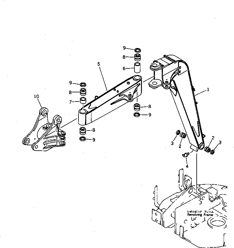 BOOM ASS'Y,1ST 21U-973-2600 KOMATSU